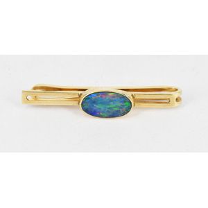 opal tie pin