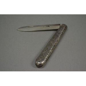 Antique English Sterling Silver Pen Knife By, Joseph Rodgers