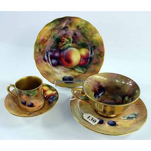 W. H. Austin (England), Royal Worcester artist - price guide and