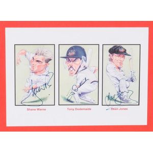 Framed Pictures & Caricatures, all signed, noted A4 (34),…