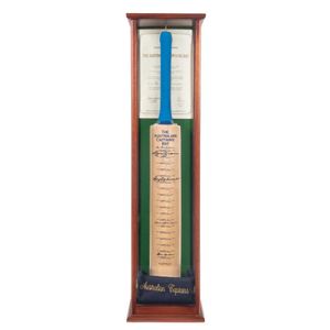 The Australian Captains Bat, with signatures of 18 captains,…
