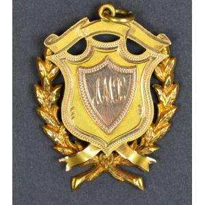 1922 Wallup FC Premiership Gold Medal - Sporting - AFL/VFL - Memorabilia