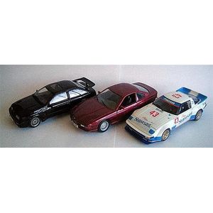 An Autoart 'Ford Sierra Rs', a Maisto 'BMW 850I', and a Biante…