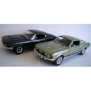 An Ertl 'Ford Mustang GT 1/18', and an Ertl 'Ford Mustang 1/18'.…