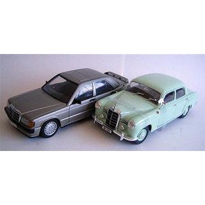 An Autoart 'Mercedes-Benz 190E', and a Revell 'Mercedes 180'.…