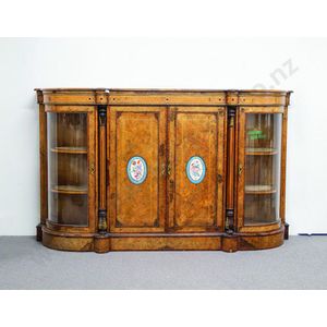 Late 19th Century Neo-Renaissance Walnut Armoire with Inlays and