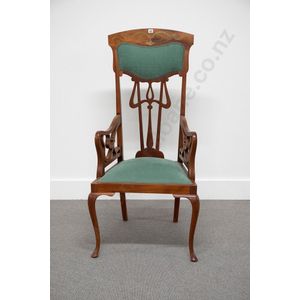 art nouveau armchair