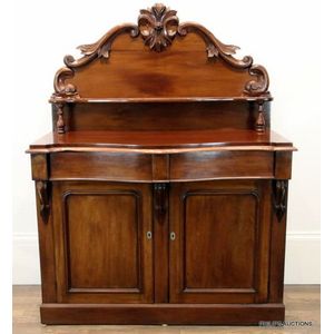 1860 Cedar Chiffonier with Arched Back and Panelled Doors - Cabinets ...