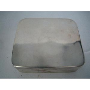 An Australian silver box, rectangular, with rounded corners;…
