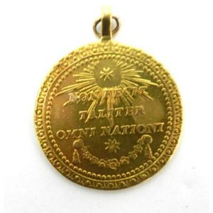 A 22ct yellow gold our lady of Guadalupe (Virgin of Guadalupe)…