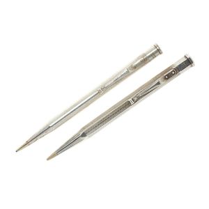 Late 19th and early 20th century sterling silver propelling and