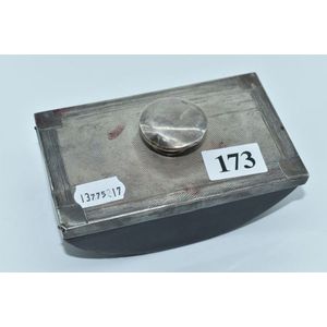 A sterling silver ink blotter, hallmarked Birmingham
