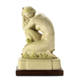 A glazed earthenware figure 'The Croziers of Spring' designed…