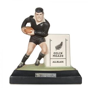 A Colin Meads Jim Beam decanter sealed, height 26 cm