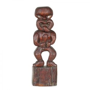 New Zealand Maori artefacts patu, patuki, paoi (clubs / root and flax ...