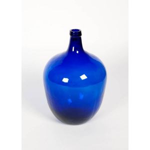 A cobalt blue carboy, French 19th century, approx. 52 cm high,…