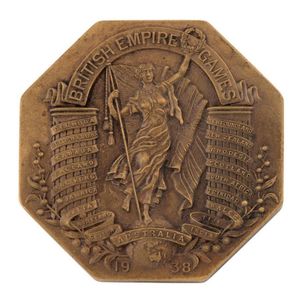 1938 3rd British Empire Games in Sydney: Participation Medal,…