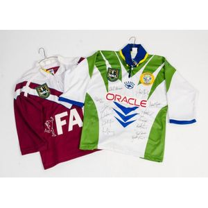 Manly Warringah Sea Eagles 1996 NRL Vintage Retro Heritage Rugby League  Jersey Guernsey