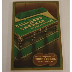 One volume: autographed billiards and Snooker, by Walter…
