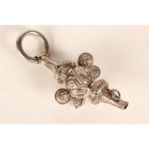 Georgian sterling silver Babies rattle hallmarked, Sheffield,…