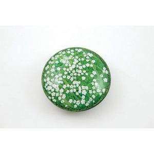 Peter Raos, floral paperweight, signed & dated 2001, 8.5 cm…