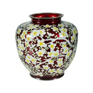 Jubei, Ando, Japanese 1876-1953 Japanese cloisonne vase. Showa&hellip;