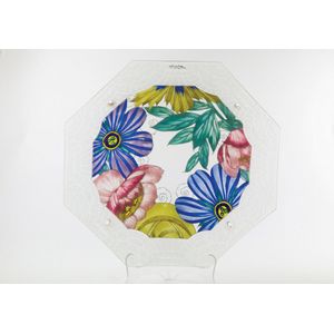 Loys Lucha of Paris octagonal glass Plaffonier De Maison…