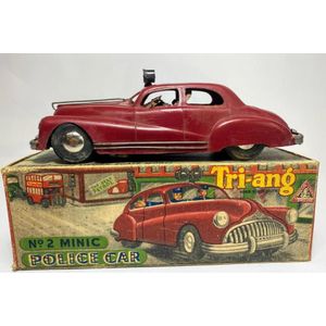 Tri-ang No.2 Minic Buick Police car & box c.1950s, clockwork…