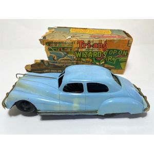 Tri-ang No.2 Minic series Wizard Stop.On car, powder blue, made…