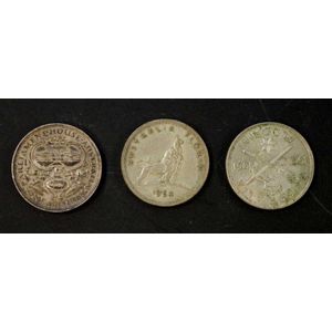 Three Australian commemorative florins comprising of 1927…