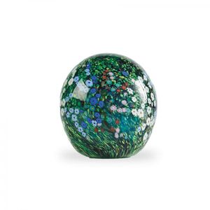 A Peter Raos paperweight, decorated with foliate and floral…