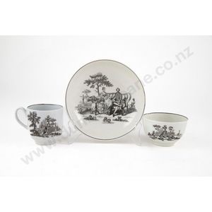 18th century Worcester tea and coffee cups and cans, and