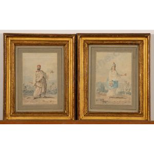 Jean-Baptiste Hilaire (French 1753?1822) - two figural works…