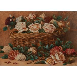 W. D. Guthrie (British 1911) - still life of roses, watercolour,…