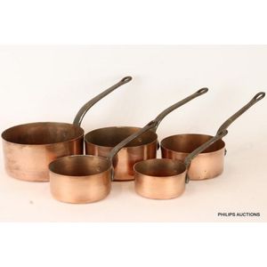 Saucepan Milk Pan Pot Copper Cookware Pots Pans French Vintage