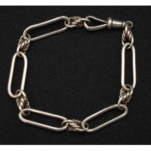 Vintage STG Silver Fetter Link Bracelet - 18cm Length - Bracelets ...