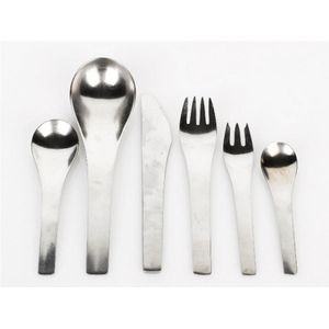 Svend Siune, Blue Shark Stainless Steel Flatware, designed 1965,…