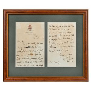 Grace Writ Rice W.G. Grace Letter Regarding Photo Request for Article Publication ...