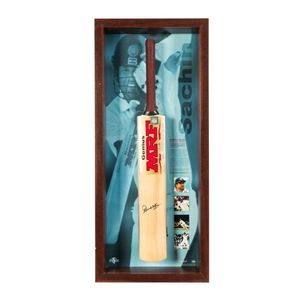 Touched by GOD of Cricket 🏏 The one & only Sachin Tendulkar ~ Hand Signed Bat from G.O.A.T now in ÊČČ Library