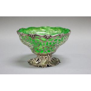 Victorian sterling silver pierced work centre piece with a…