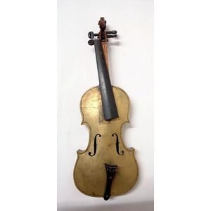 An old South-West Irish brass fiddle, the body of traditional…