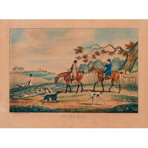 Henry Alken (British, 1784-1851), the death, Finding, running…