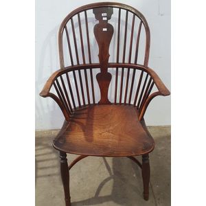 A magnificent Welsh comb backed Windsor armchair, with a 'Love&hellip;
