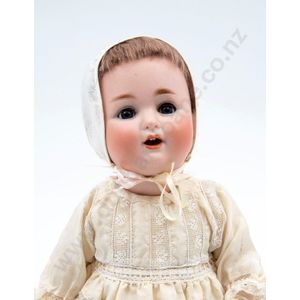 Schutzmeister & Quendt bisque character toddler baby doll, blue…