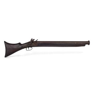 A coachman's flintlock blunderbuss, 84 cm long., no license&hellip;