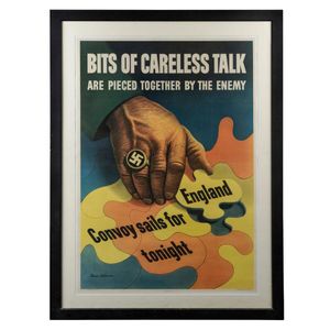 Stevan Dohanos (1907 - 1994), 'Bits of Careless Talk are Pieced…