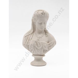 Victorian James and Thomas Bevington parian bust of Juliet, 28…