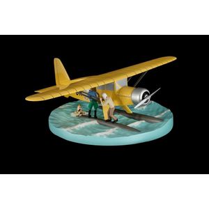 Herge TinTin Moulinsart 40027, Seaplane Cn-3411. Tableau with 2…