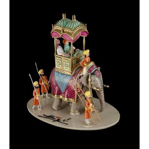Herge Tintin Moulinsart - Triumphant elephant Highness. Cat…