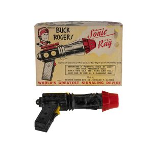 Buck Rogers Sonic ray gun, c.1952, battery operated flashlight…